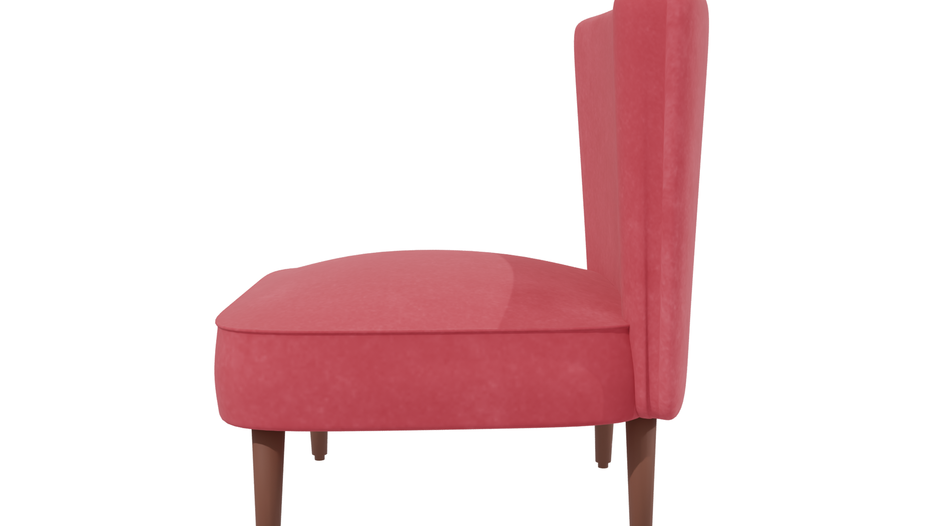 Stylish Modern Accent Chair 3D Model - Professional 3D Model Render 2