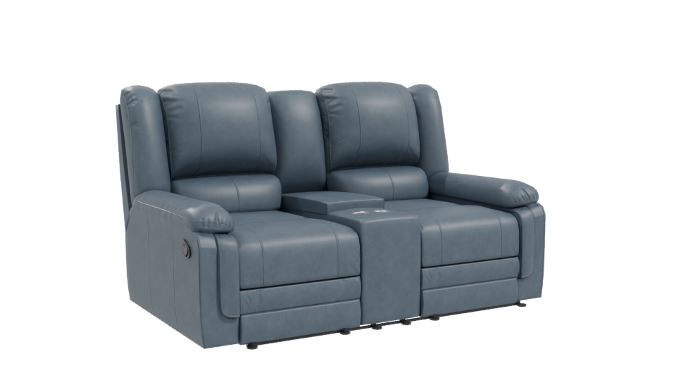 Comfortable Reclining Sofa Model - Professional 3D Model Render 10