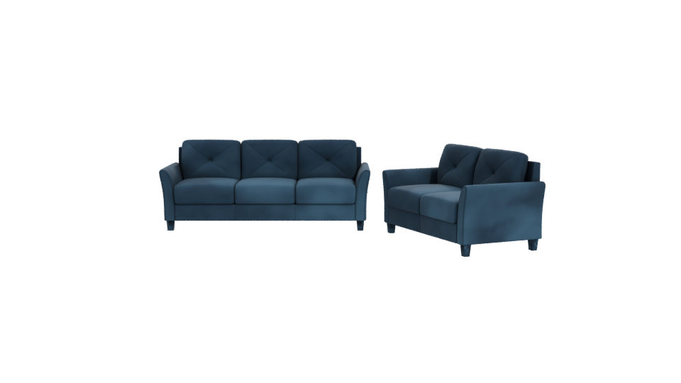 Stylish Modern Sofa Set 3D - Professional 3D Model Render 11