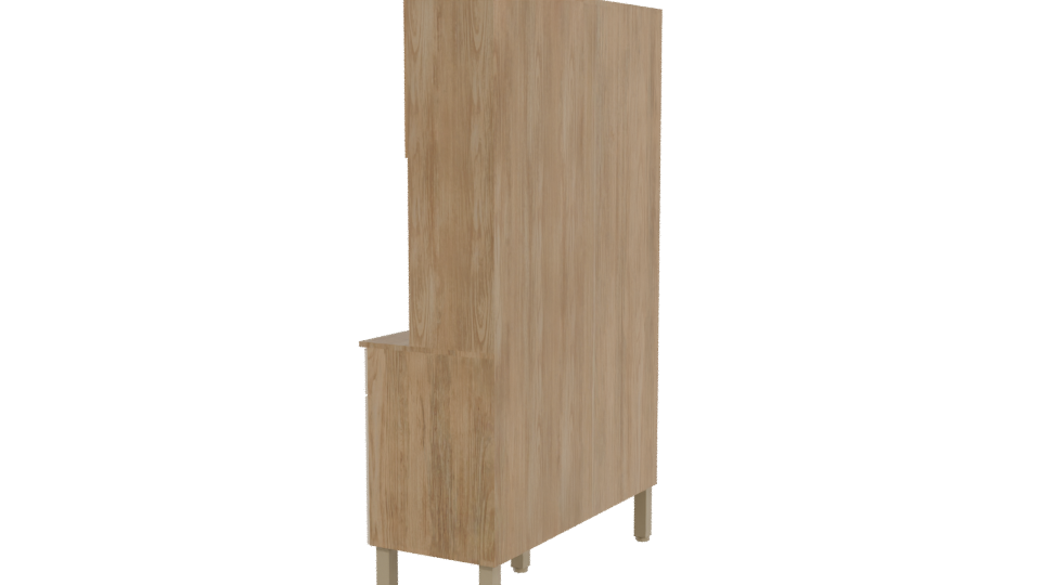 Modern Kitchen Cabinet 3D Model - Professional 3D Model Render 3