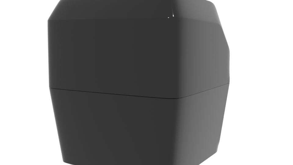 Modern Digital Air Fryer 3D Model - Professional 3D Model Render 6