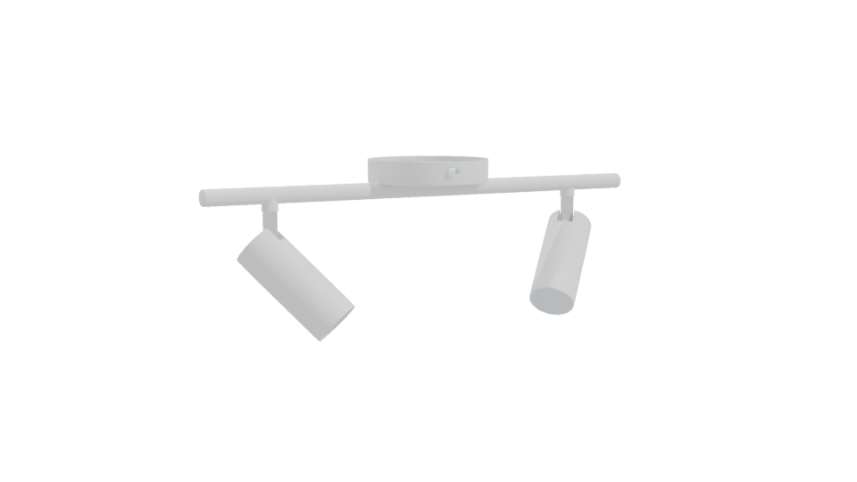 Lanark LED Double Light Fixture 3D - Professional 3D Model Render 10