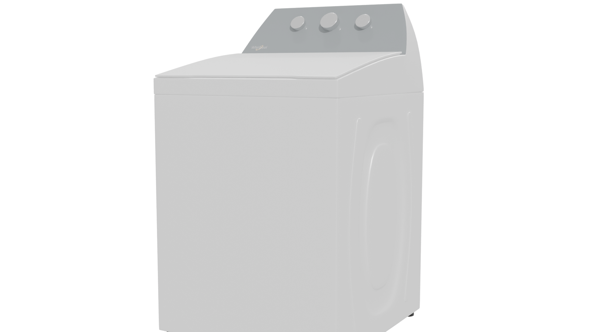 Efficient Top Load Washing Machine - Professional 3D Model Render 12