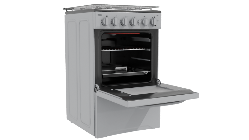 Realistic Kitchen Stove Model - Professional 3D Model Render 10