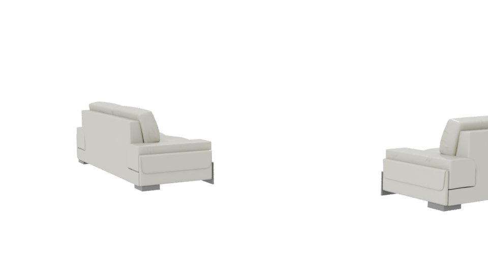 Contemporary Modular Sofa Set 3D Model - Professional 3D Model Render 7