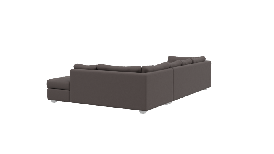 Stylish Modern Sectional Sofa 3D - Professional 3D Model Render 3