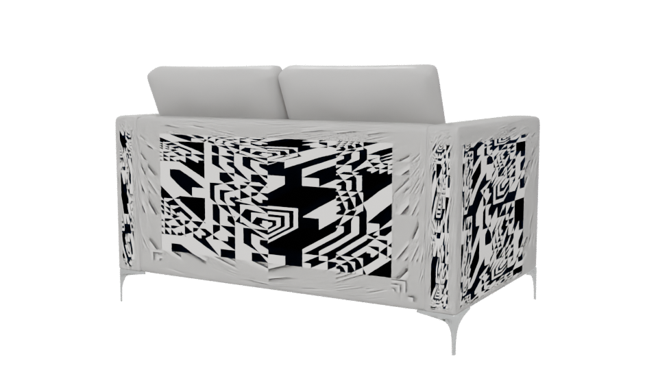 Sofa Marina 2 Cpos White 3D - Professional 3D Model Render 6