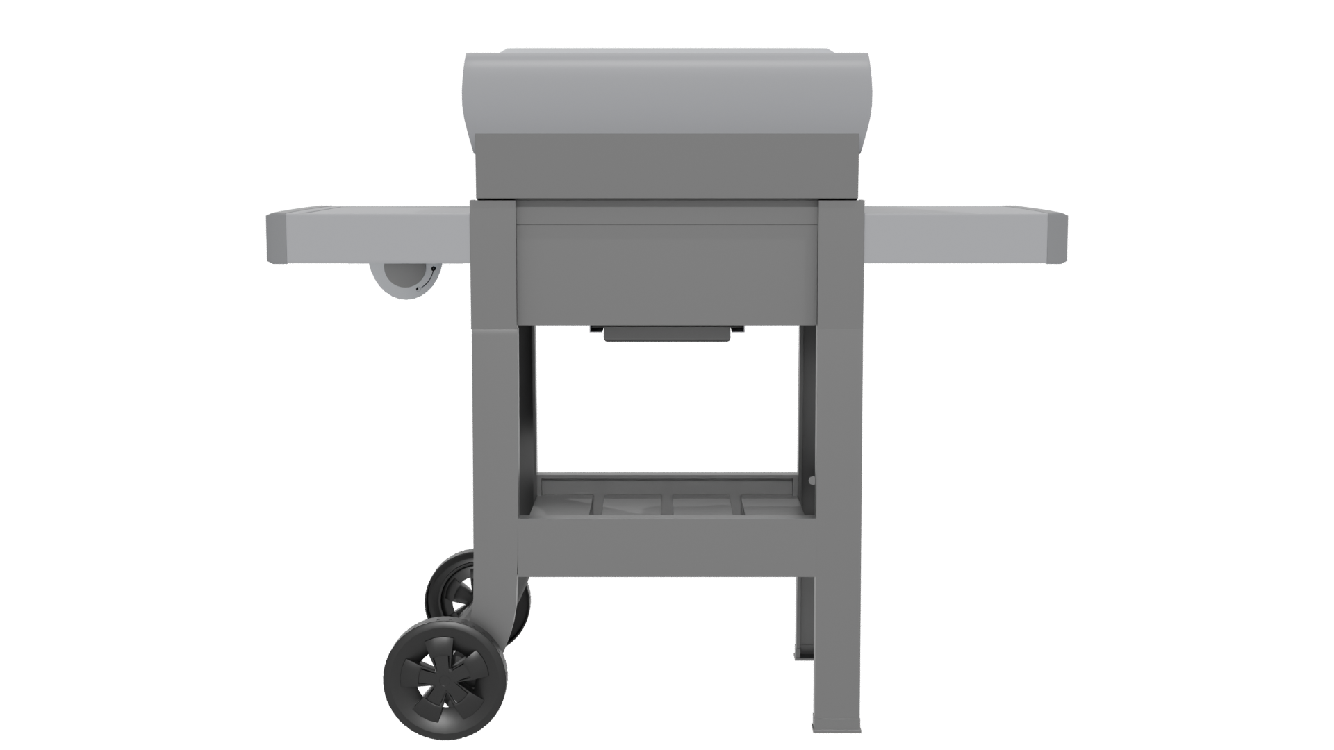 Stylish Outdoor Gas Grill 3D Model - Professional 3D Model Render 5