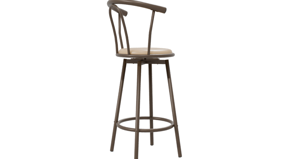 Stylish Barstool 3D Model - Professional 3D Model Render 7