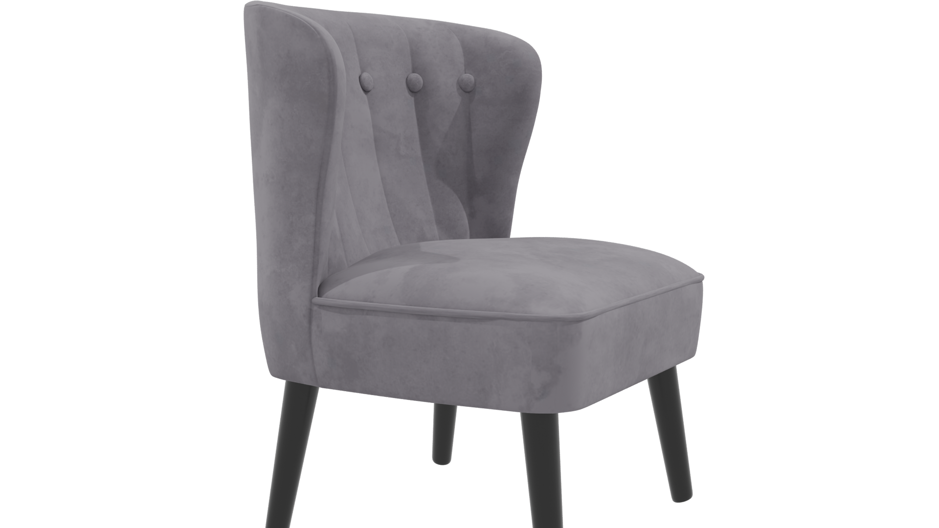 Stylish Upholstered Accent Chair 3D - Professional 3D Model Render 9