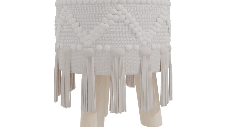 Stylish Macrame Plant Holder 3D - Professional 3D Model Render 10