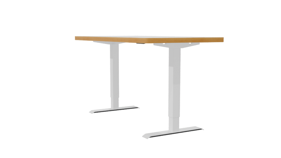 Elegant Minimalist Office Desk 3D Model - Professional 3D Model Render 7