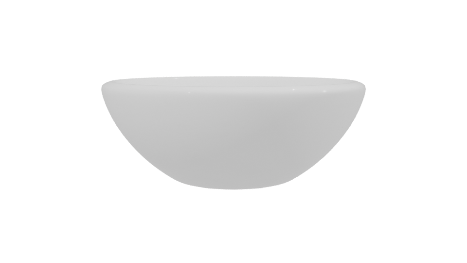 Stylish Modern Basin 3D Model - Professional 3D Model Render 2