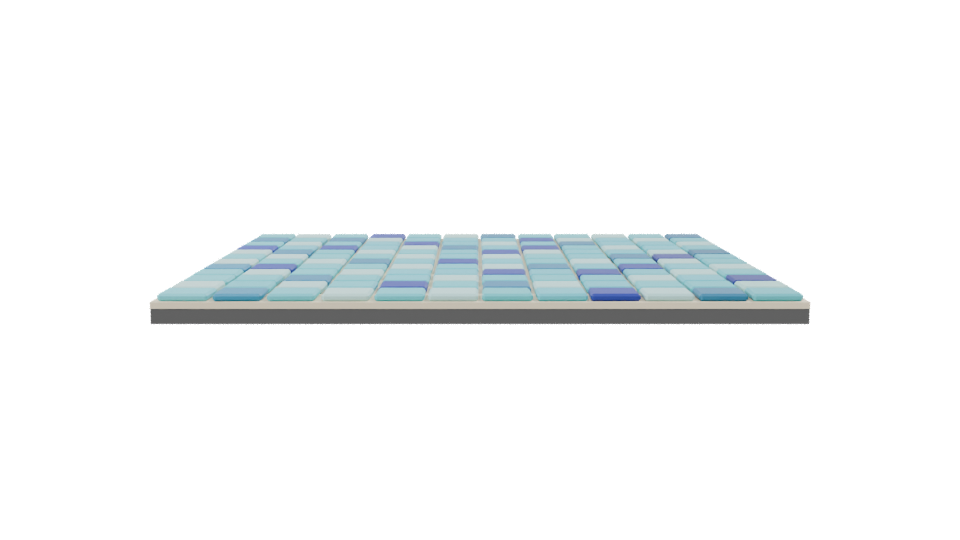 Stylized Mosaic Tile Floor Model - Professional 3D Model Render 8