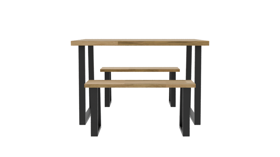 Modern Dining Table Set 3D - Professional 3D Model Render 8