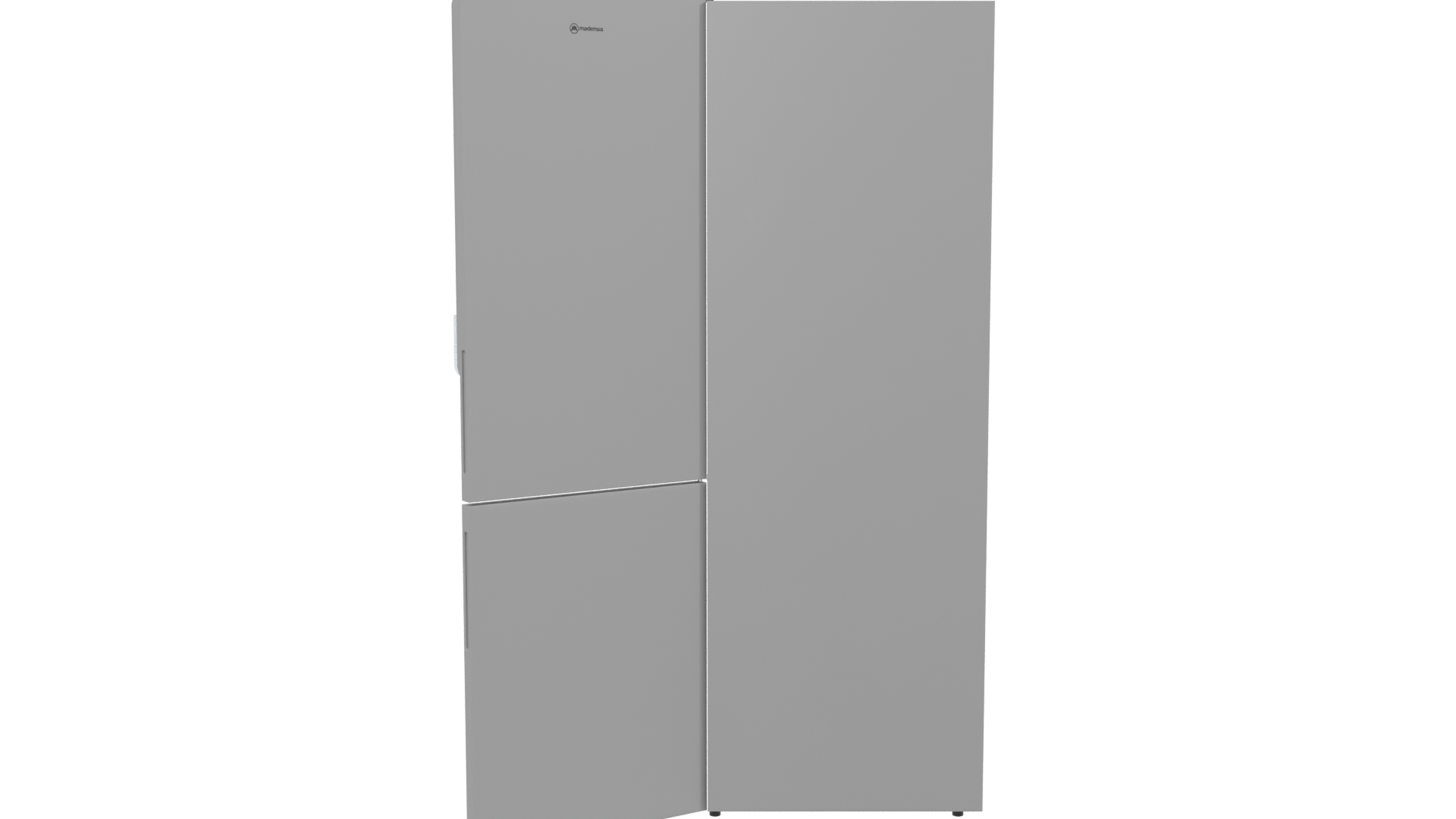 Modern Refrigerator 3D Model - Professional 3D Model Render 2