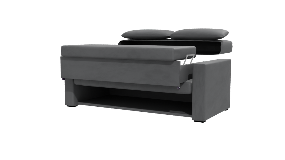 Contemporary Fabric Sofa Model - Professional 3D Model Render 12