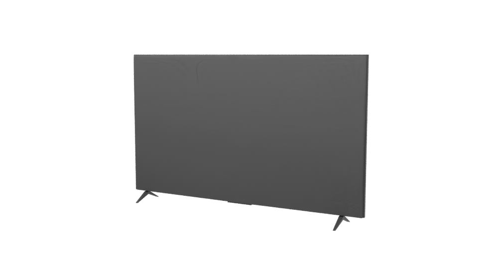Sleek Flat Screen Television Model - Professional 3D Model Render 6