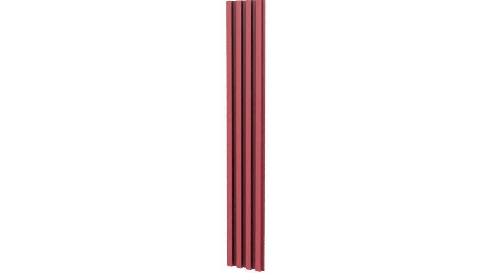 Stylized Vertical Panel 3D Model - Professional 3D Model Render 6