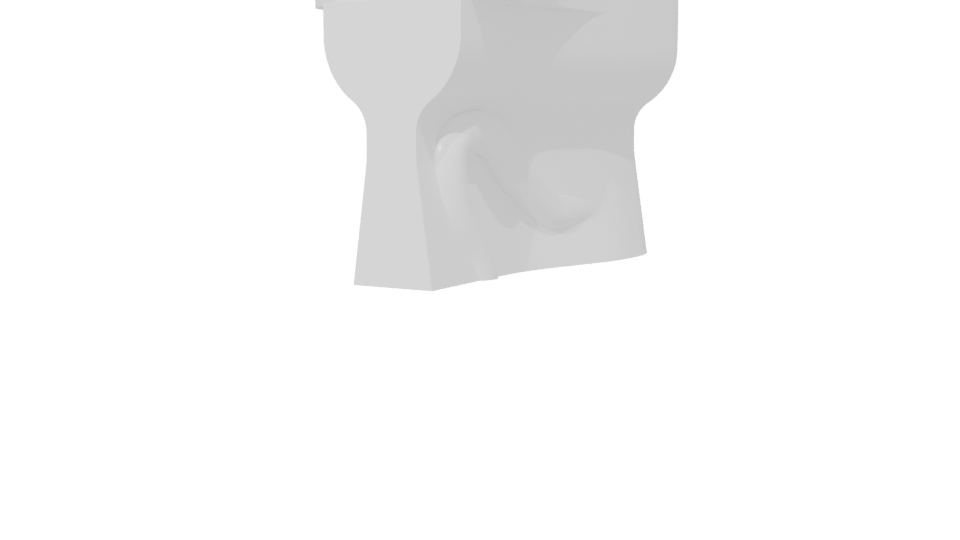 Contemporary Toilet Ceramic Model - Professional 3D Model Render 6