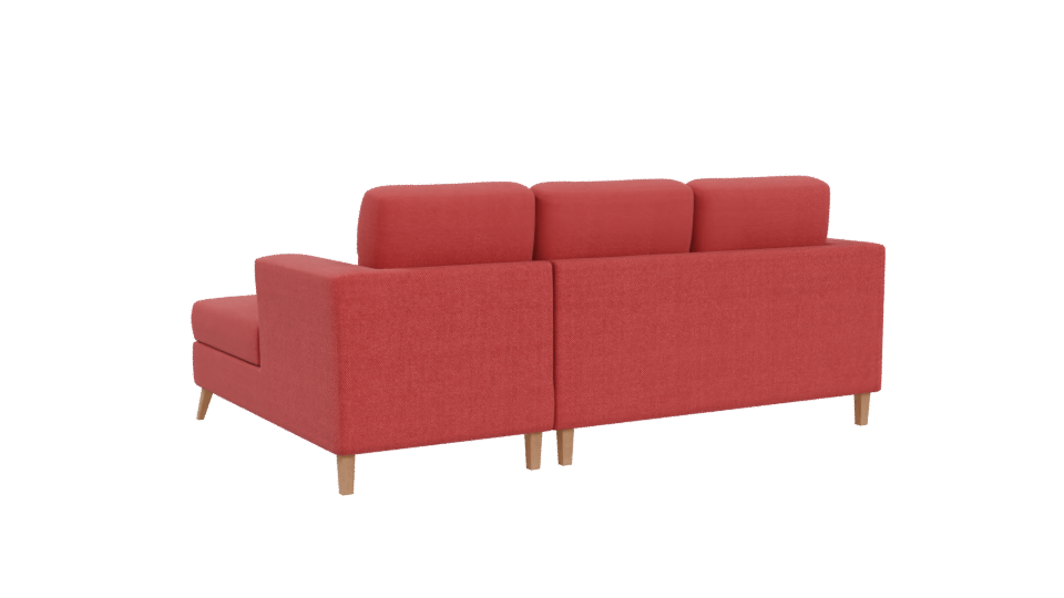 Stylish Modern Sectional Sofa 3D Model - Professional 3D Model Render 4