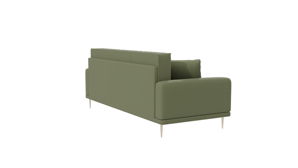 Modern Green Sofa 3D Model - Professional 3D Model Render 7