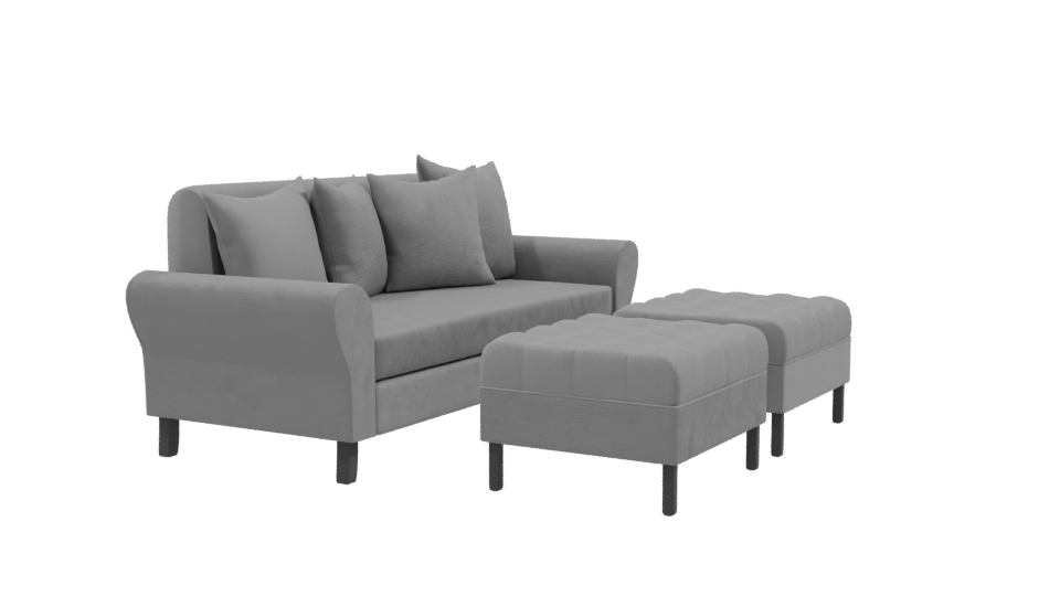 Sofa Lua Modern 3D Model - Professional 3D Model Render 9