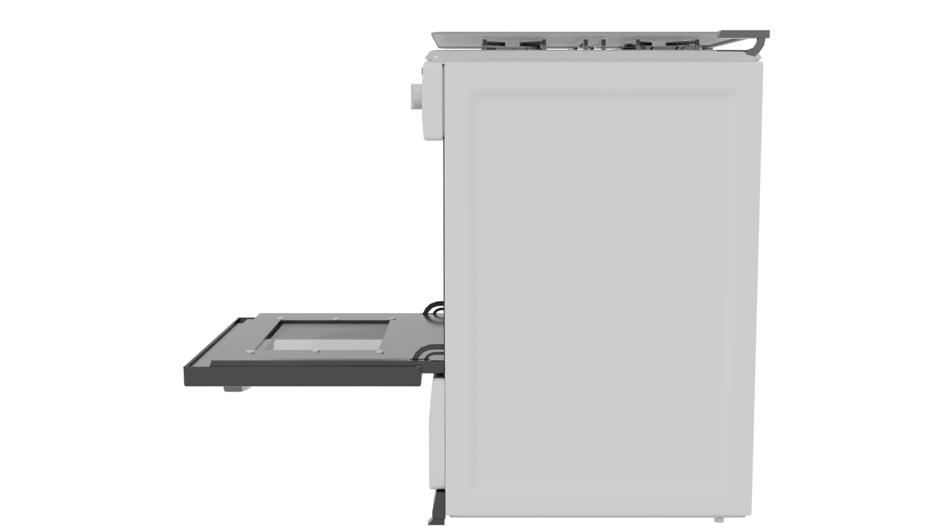 Stylish Gas Stove 3D Model - Professional 3D Model Render 2