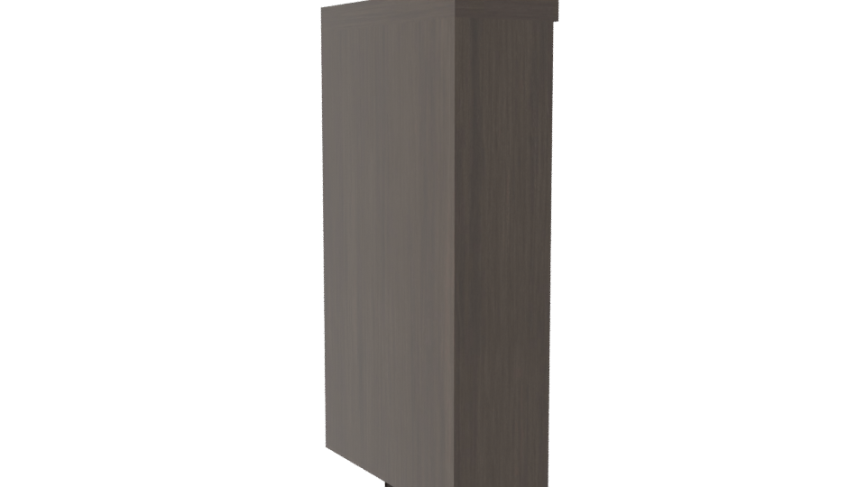 Elegant Wooden Storage Cabinet 3D - Professional 3D Model Render 7