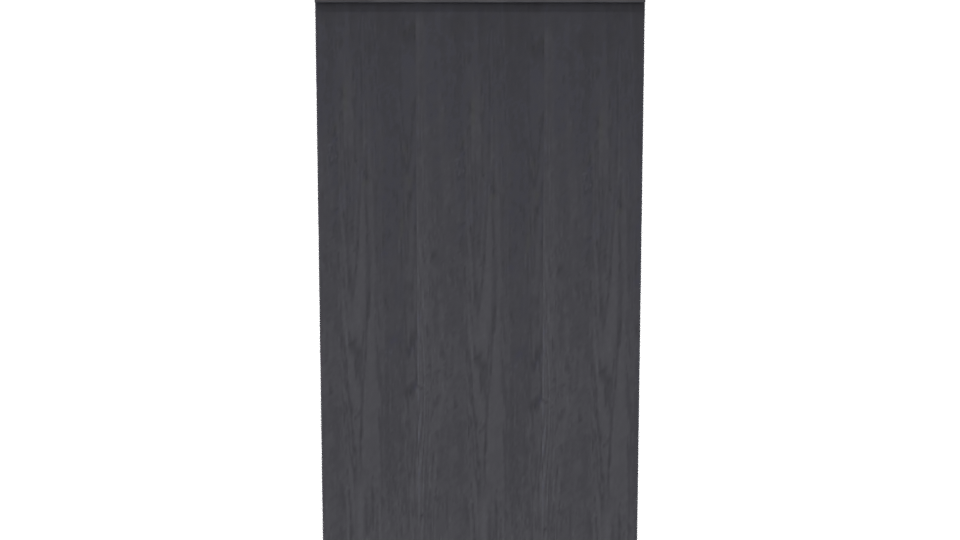 Contemporary Wooden Office Desk Model - Professional 3D Model Render 8