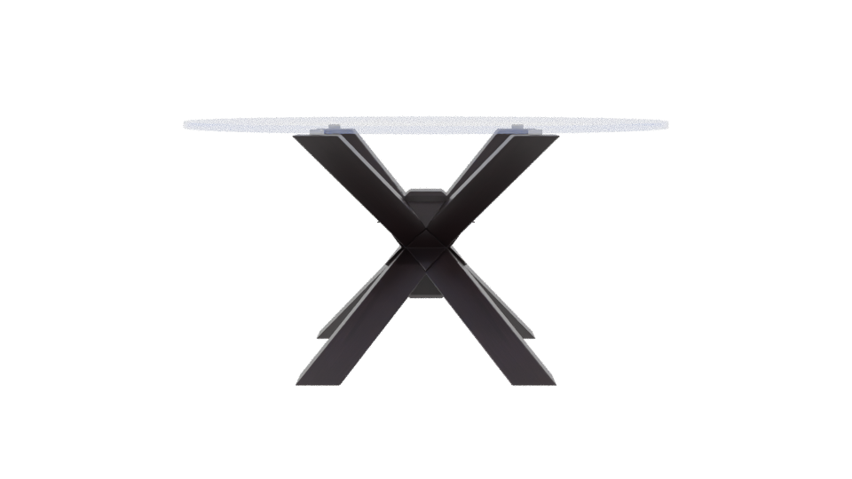 Stylish Modern Dining Table 3D - Professional 3D Model Render 2