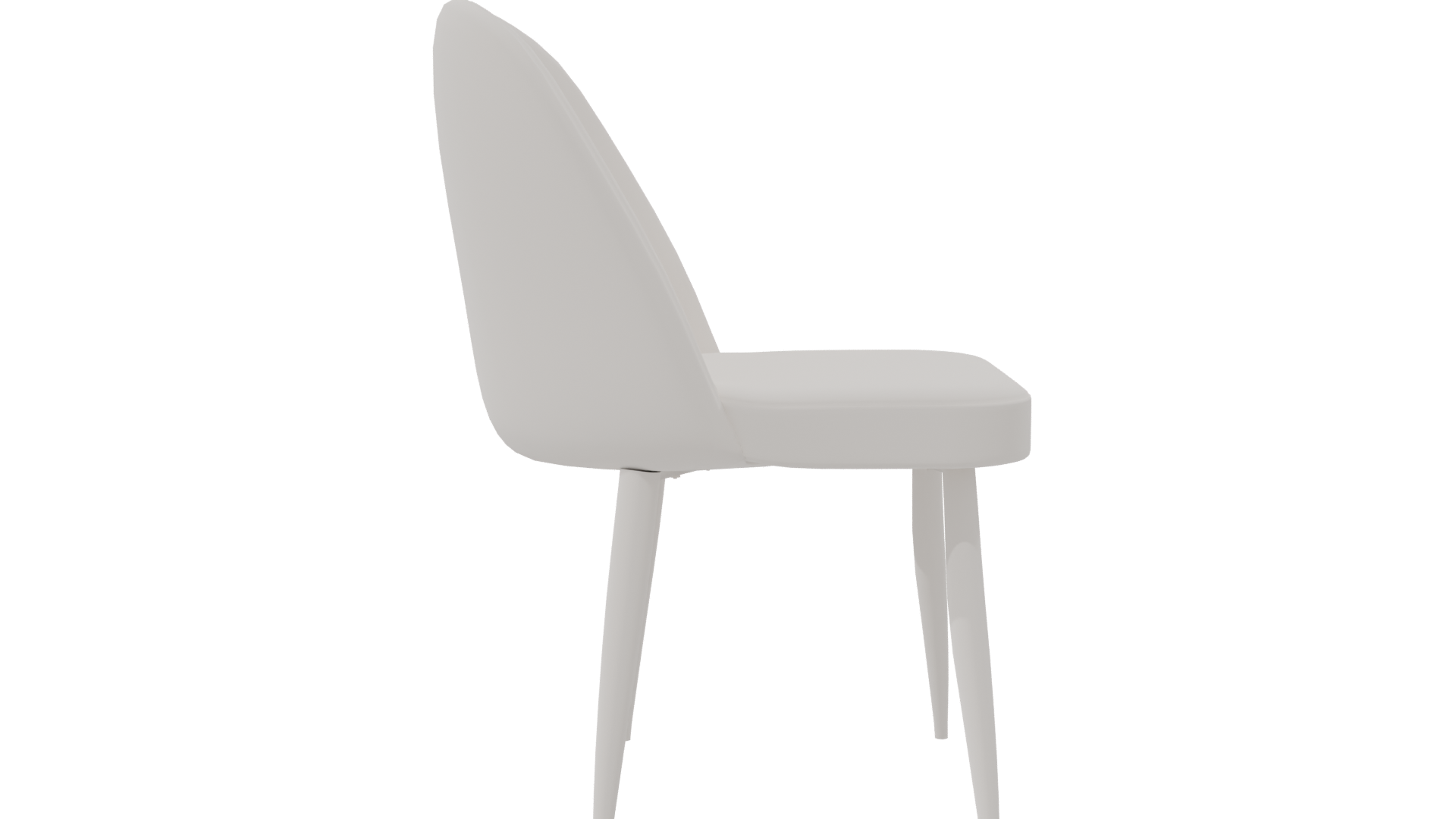 Elegant Modern Dining Chair 3D - Professional 3D Model Render 3