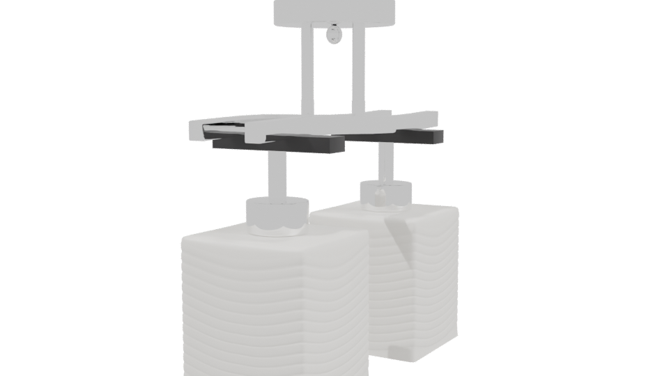 Stylish Weight Balance Scale Model - Professional 3D Model Render 3