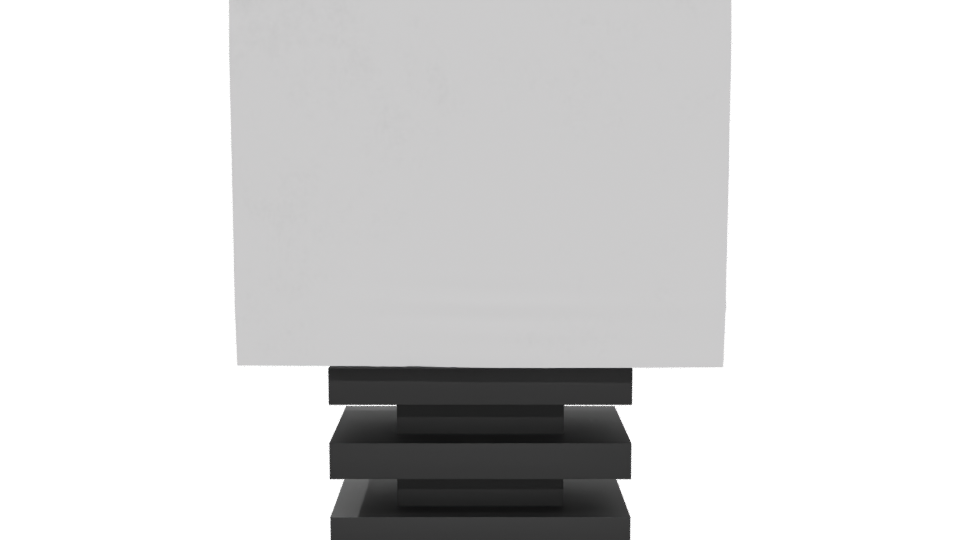 Minimalist Display Stand Model - Professional 3D Model Render 5