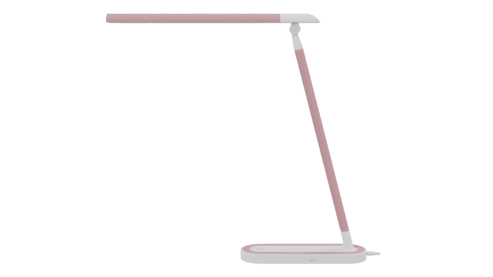 Pink LED Desk Lamp 3D Model - Professional 3D Model Render 2