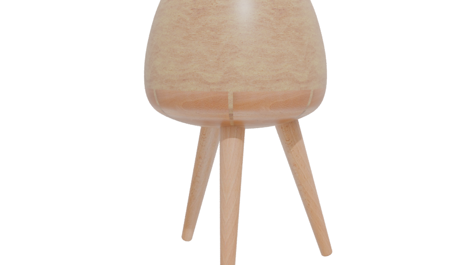 Modern Fiber Planter with Legs 3D - Professional 3D Model Render 12