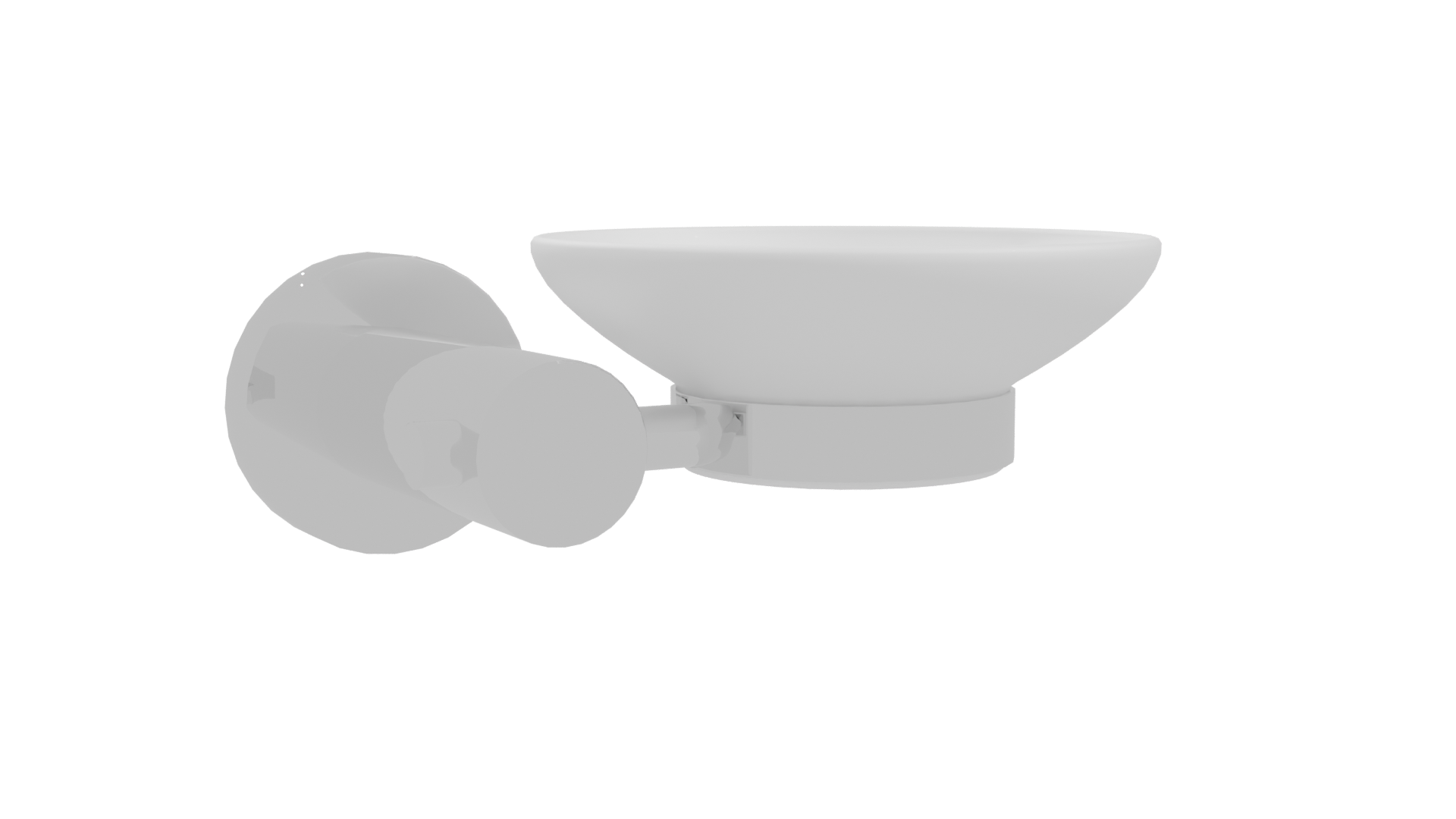 Stylish Wall-Mounted Soap Dish 3D - Professional 3D Model Render 10