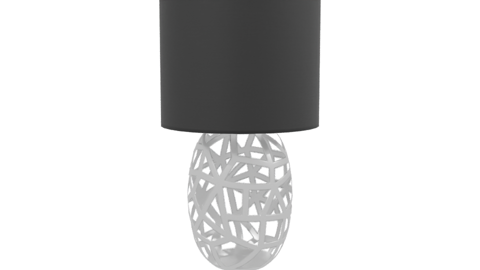 Elegant Black Table Lamp 3D - Professional 3D Model Render 2