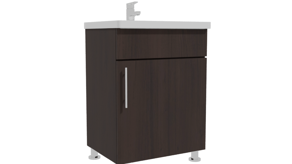 Contemporary Bathroom Vanity Unit 3D - Professional 3D Model Render 10