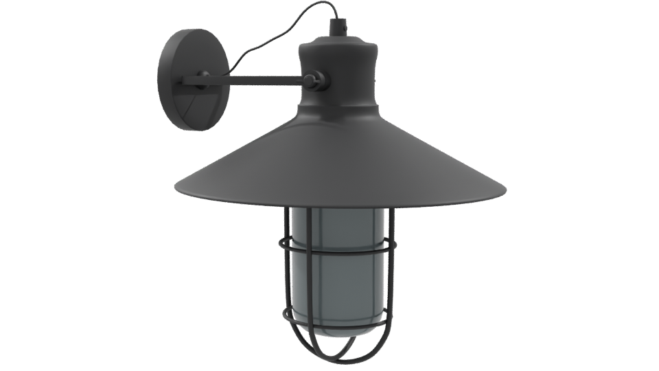 Industrial Hanging Lantern 3D Model - Professional 3D Model Render 9