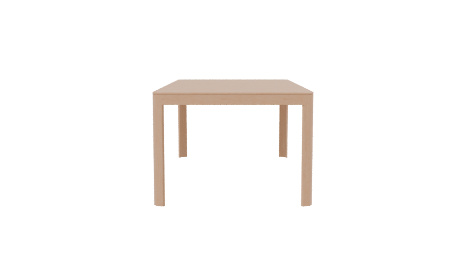 Stylish Outdoor Dining Table 3D - Professional 3D Model Render 2