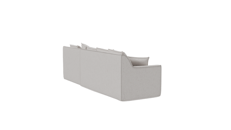 Contemporary Sectional Sofa Model - Professional 3D Model Render 7