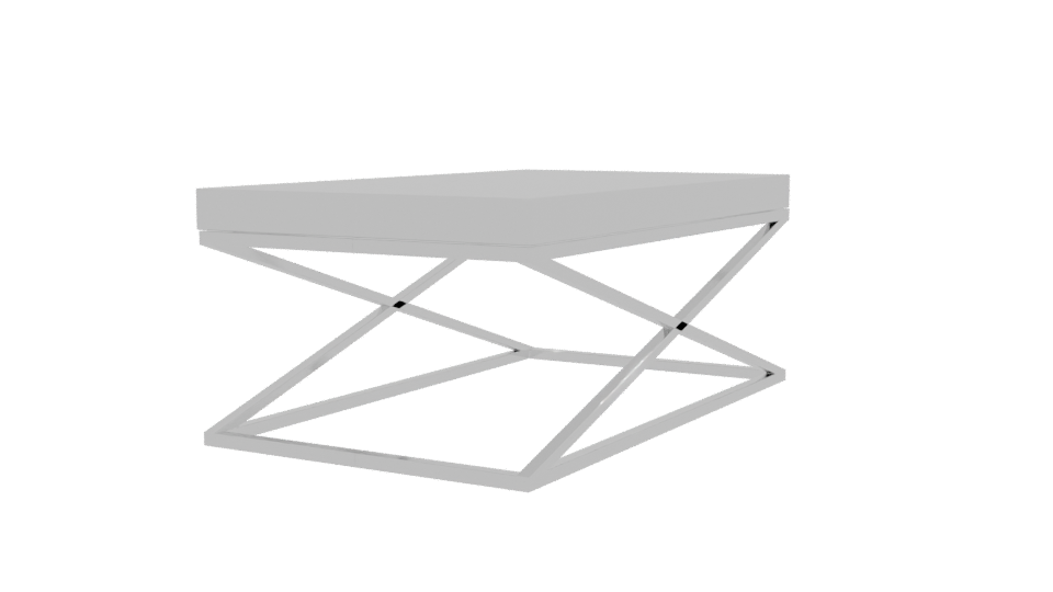 Sleek Modern Coffee Table 3D - Professional 3D Model Render 9