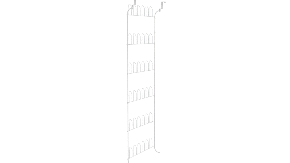 Vertical Garden Storage Rack Model - Professional 3D Model Render 3