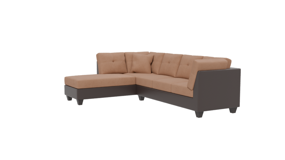 Stylish Sectional Sofa Model - Professional 3D Model Render 13