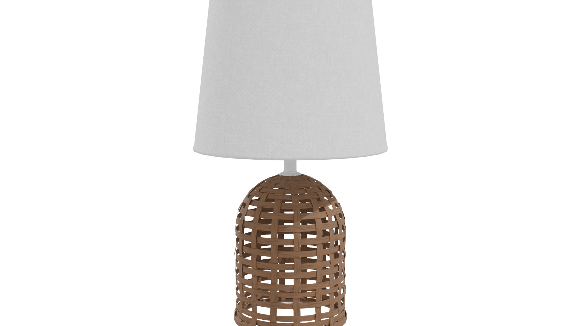 Stylish Wicker Table Lamp 3D - Professional 3D Model Render 10