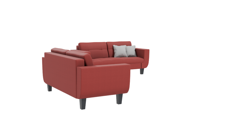 Elegant Modern Sofa Set 3D Model - Professional 3D Model Render 10