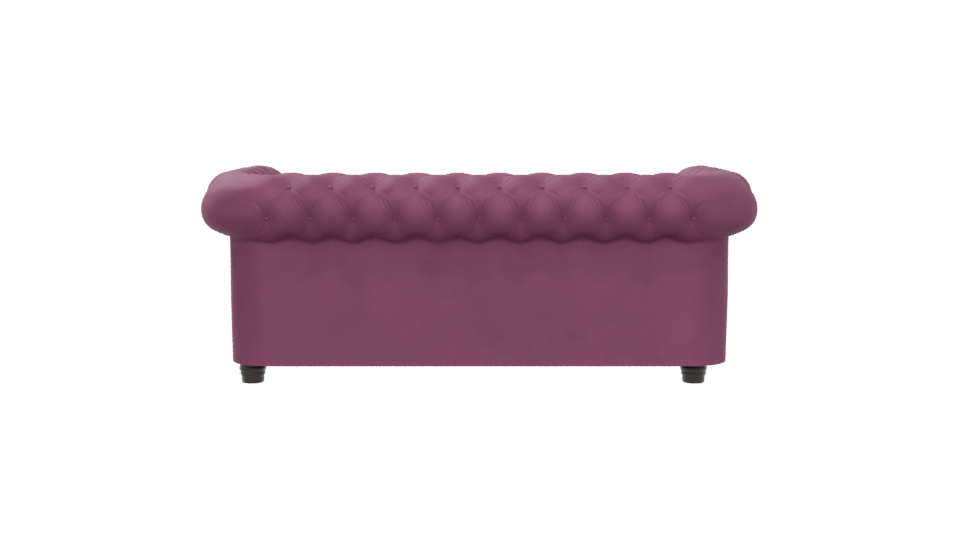 Chic Modern Upholstered Sofa 3D Model - Professional 3D Model Render 5