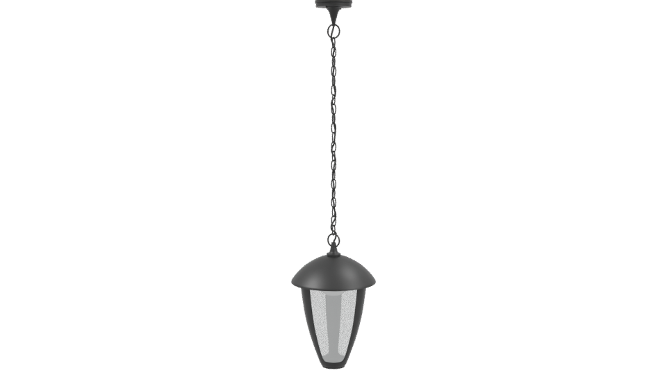 Hanging Outdoor Lantern Model - Professional 3D Model Render 3