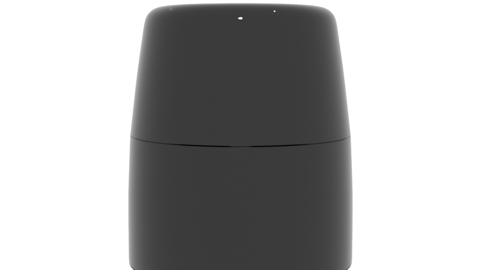 Stylish Black Air Fryer 3D Model for Kitchen Scenes - Professional 3D Model Render 5